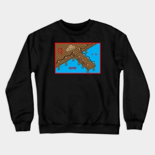 q is for quay Crewneck Sweatshirt